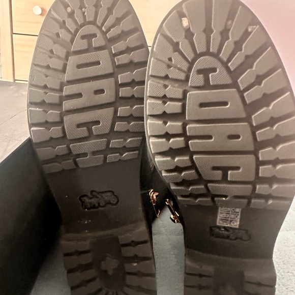 Coach Black Leather Boots - Picture 2 of 8